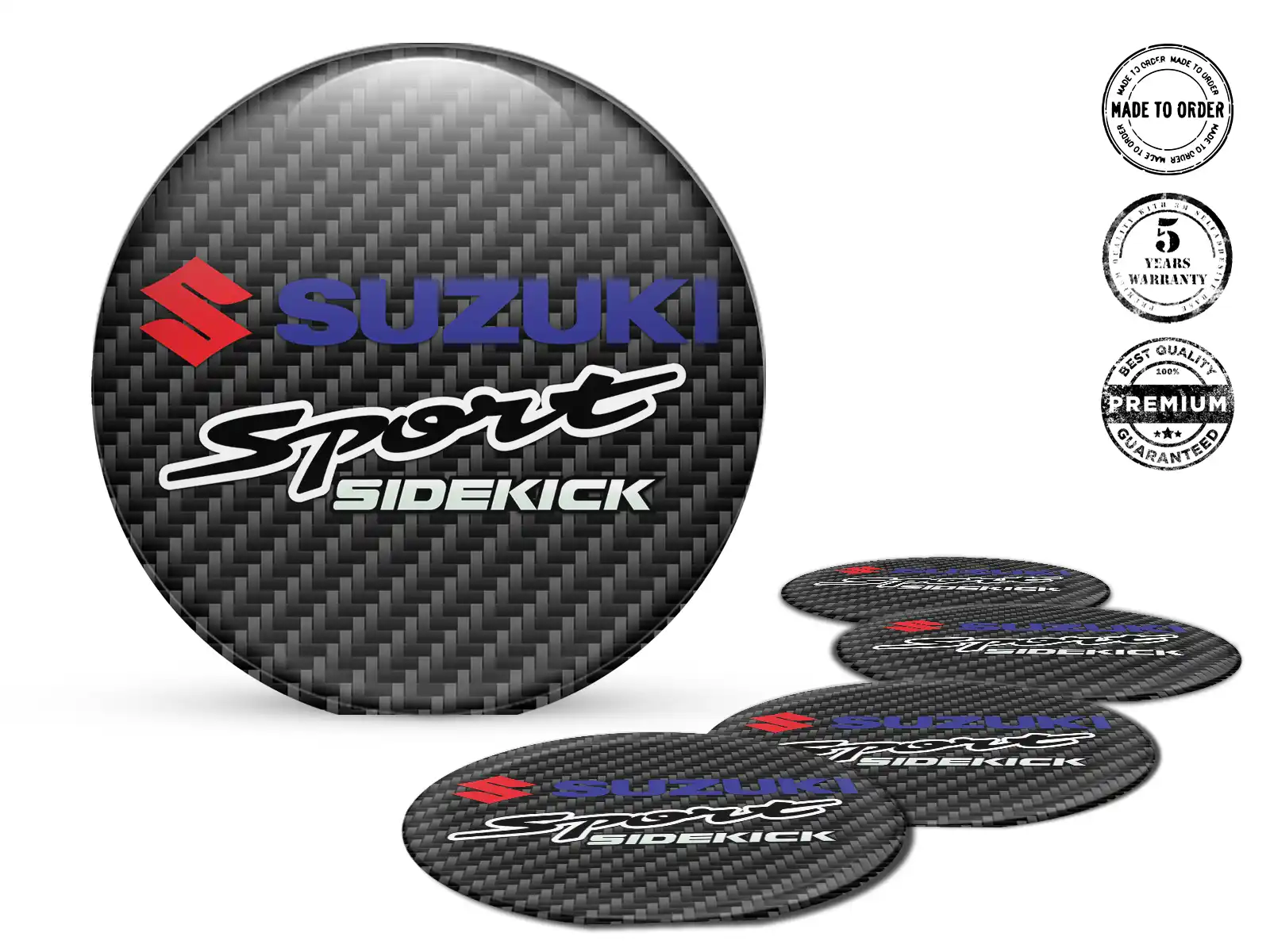 Suzuki Raddekor Stil Individuelle Dome-Plaketten
